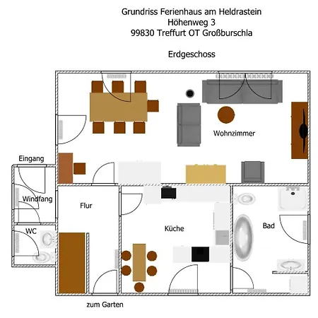 Feriehus Neu! Haus Am Heldrastein Treffurt